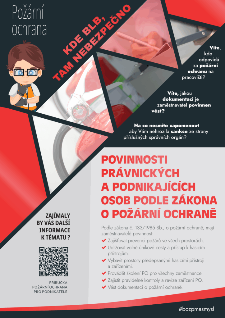 Povinnosti právnických a podnikajících osob podle zákona o požární ochraně
