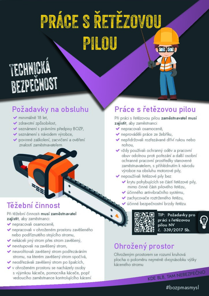 thumbnail of Práce s řetězovou pilou