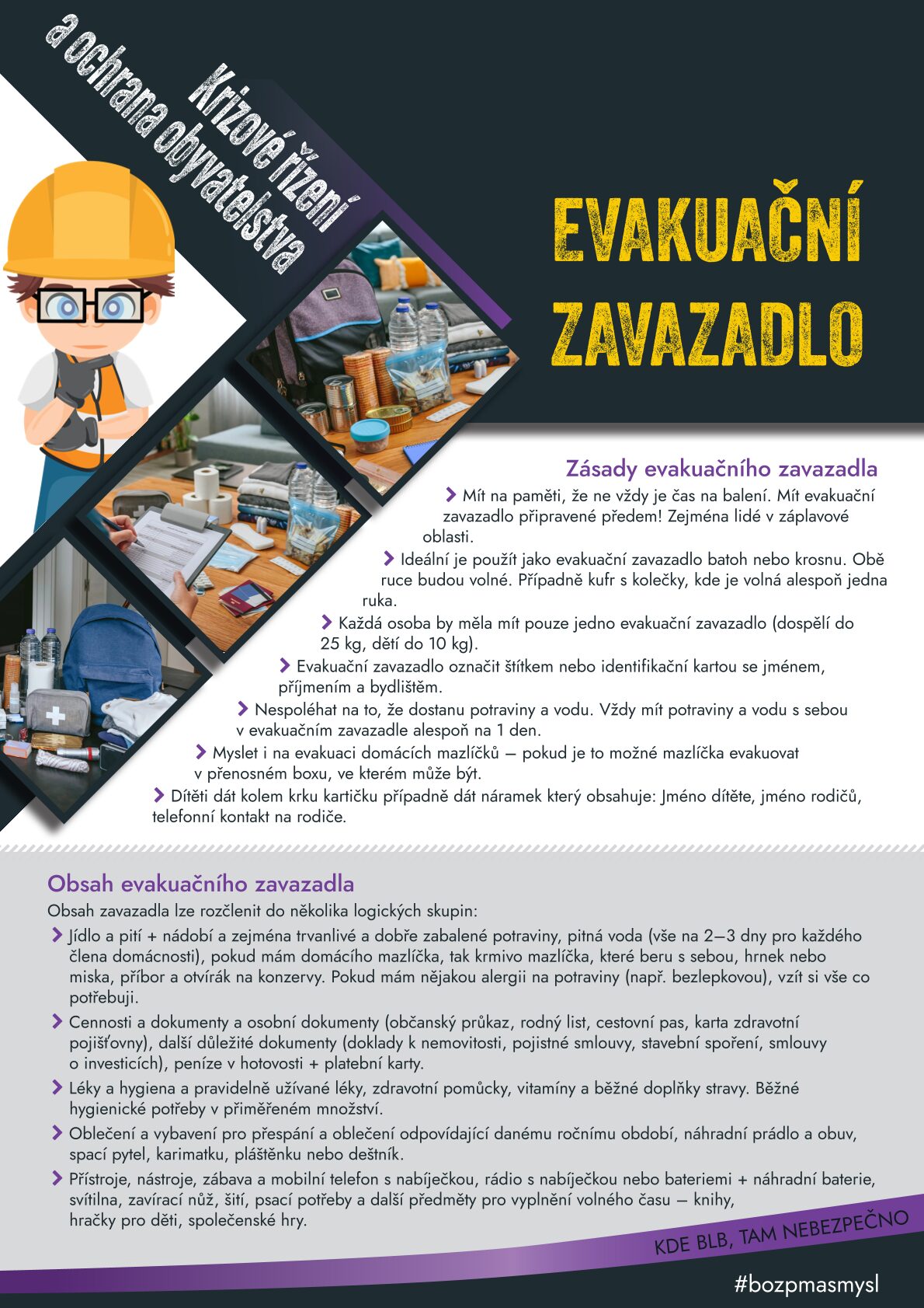 Evakuační zavazadlo