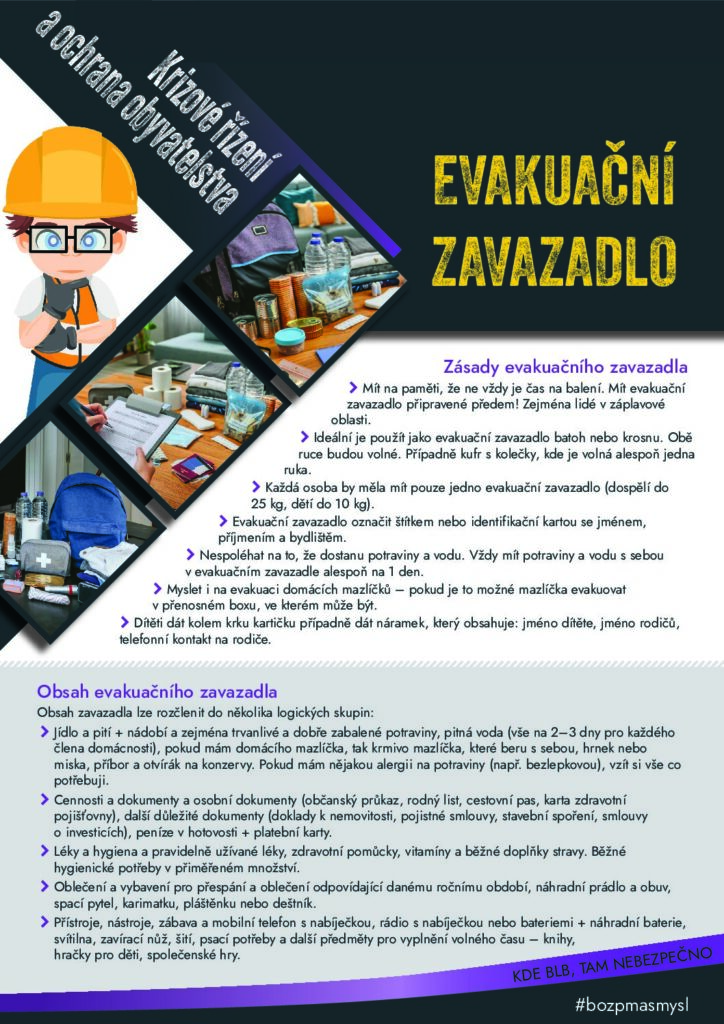 thumbnail of Evakuační zavazadlo