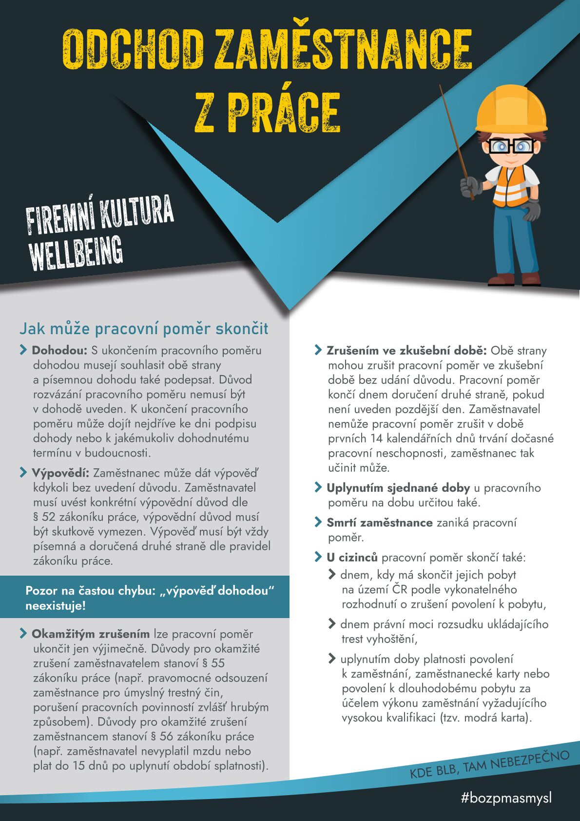 Odchod zaměstnance z práce