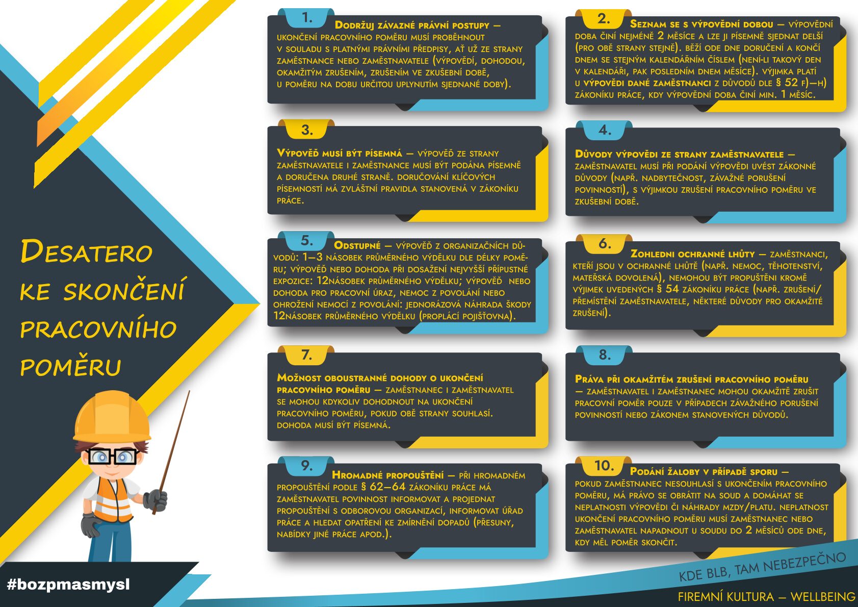 Desatero ke skončení pracovního poměru