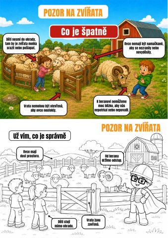 Pozor na zvířata