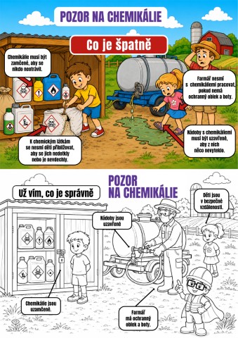 Pozor na chemikálie